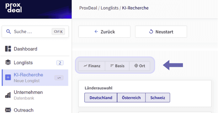 Bild aus Artikel: Buy-Side-Longlists erstellen